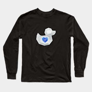 Duckstream 2021, Blue Heart Long Sleeve T-Shirt